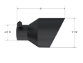Picture of MBRP Black-Coated Tip 2.5in ID, 5in OD Out, 8in Length, Angle Cut, Dual Wall