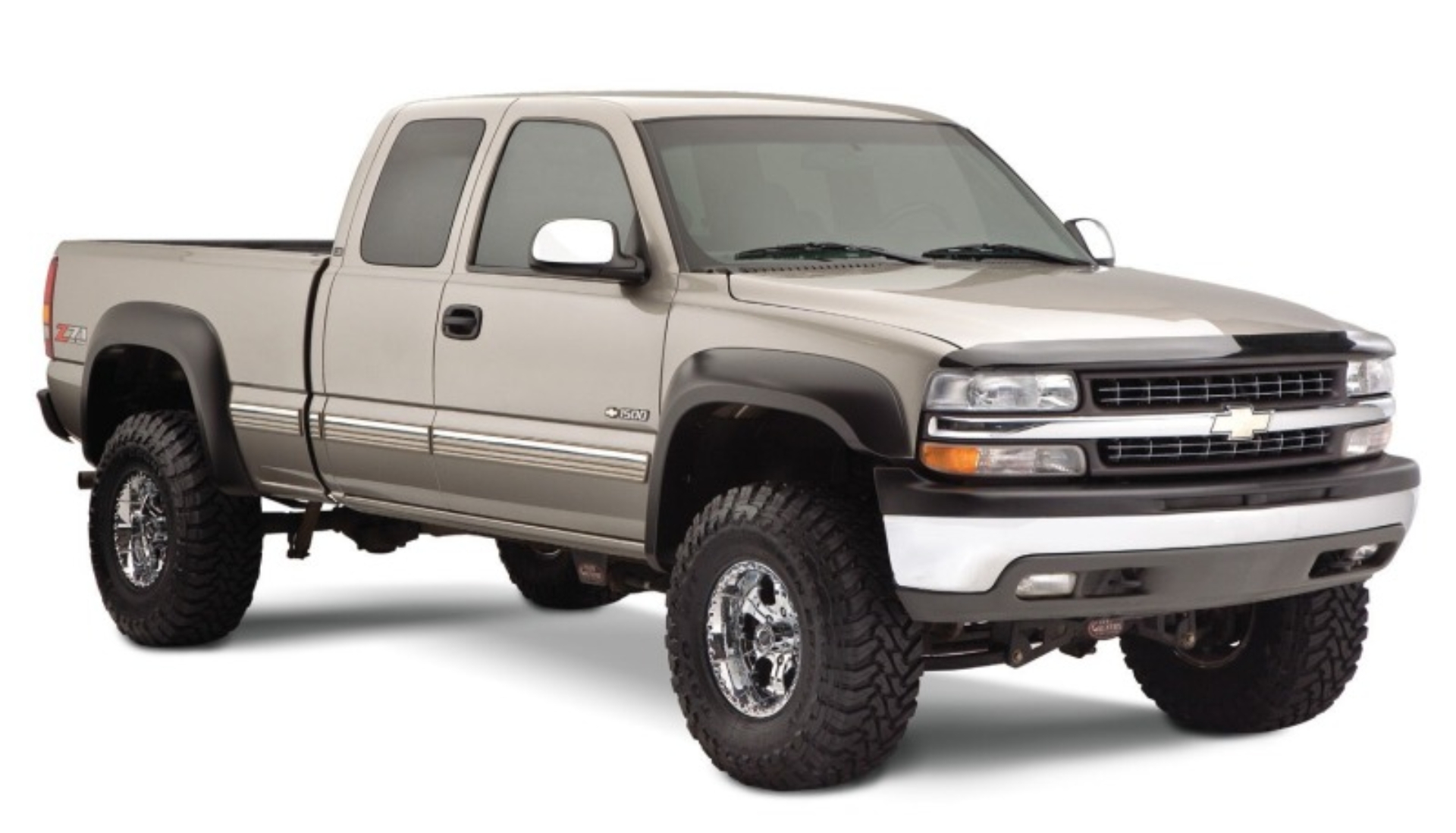Picture of Husky Liners 99-06 Chevrolet Silverado 1500 EAF Style Black Fender Flares - 4pc