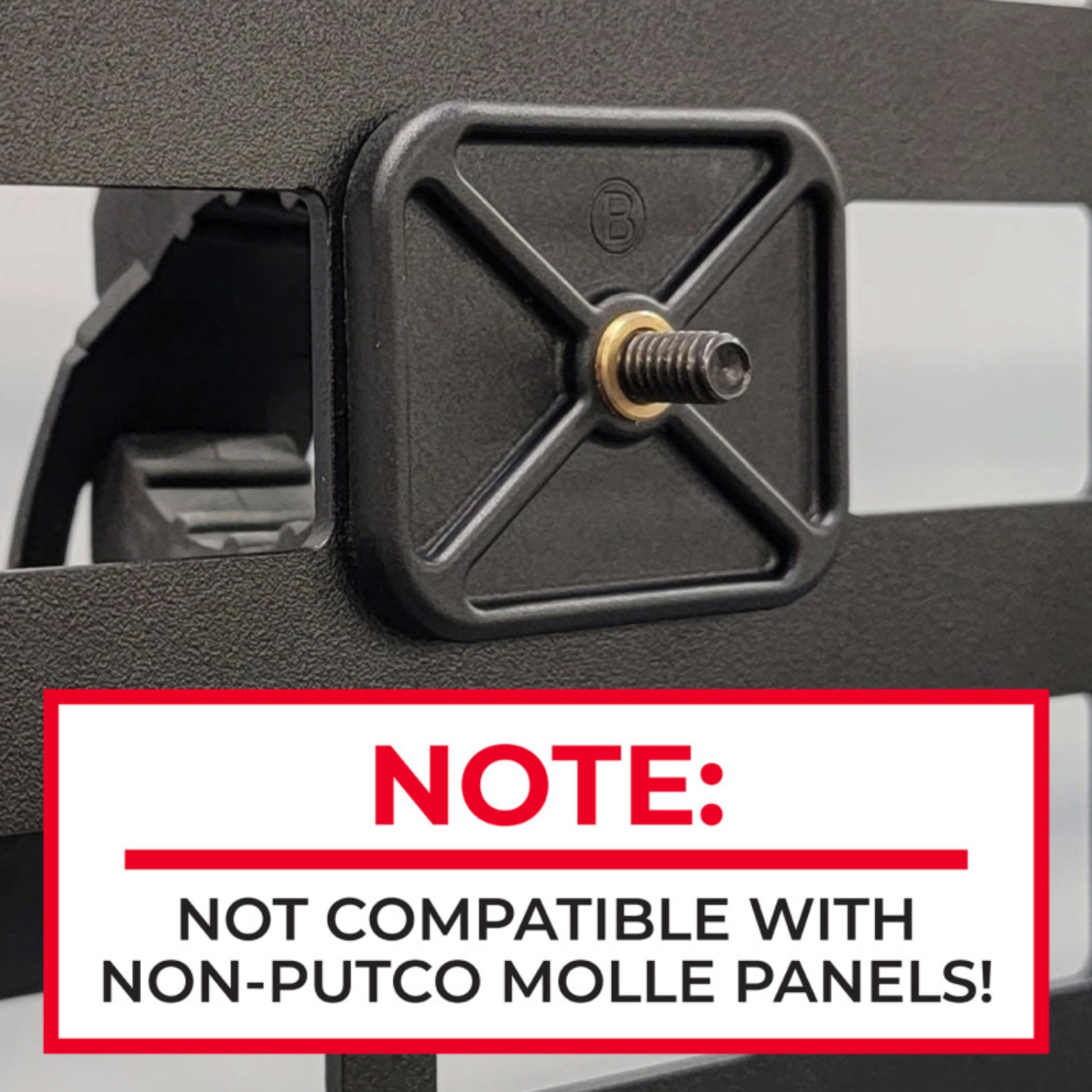 Picture of Putco Universal Back Seat Molle Panel w/ Straps