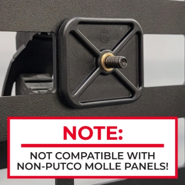 Picture of Putco Universal Back Seat Molle Panel w/ Straps