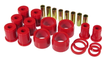 Picture of Prothane 65-70 GM Full Size Rear Upper/Lower Control Arm Bushings - Red