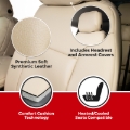 Picture of Covercraft 23-26 Ford F250-F550 SD Leatherette PrecisionFit Custom 2nd Row Seat Covers - Med Grey