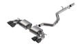 Picture of Borla 22-25 Volkswagen Golf R S-type Cat-Back Exhaust - Dual 4.5in Black Chrome Tips