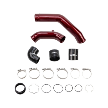 Picture of Wehrli 17-25 Ford 6.7L Powerstroke 6.7L High Flow Intercooler Pipe Kit - Gun Metal