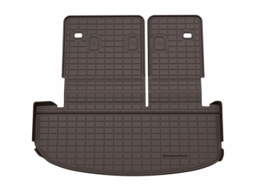 Picture of WeatherTech 20-25 Kia Telluride SeatBack Cargo Liners HP - Cocoa