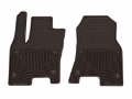Picture of WeatherTech 2025 Ram Truck 1500 (Incl. RHO) CC/QC (No Vinyl) Front All-Weather Floor Mats - Cocoa