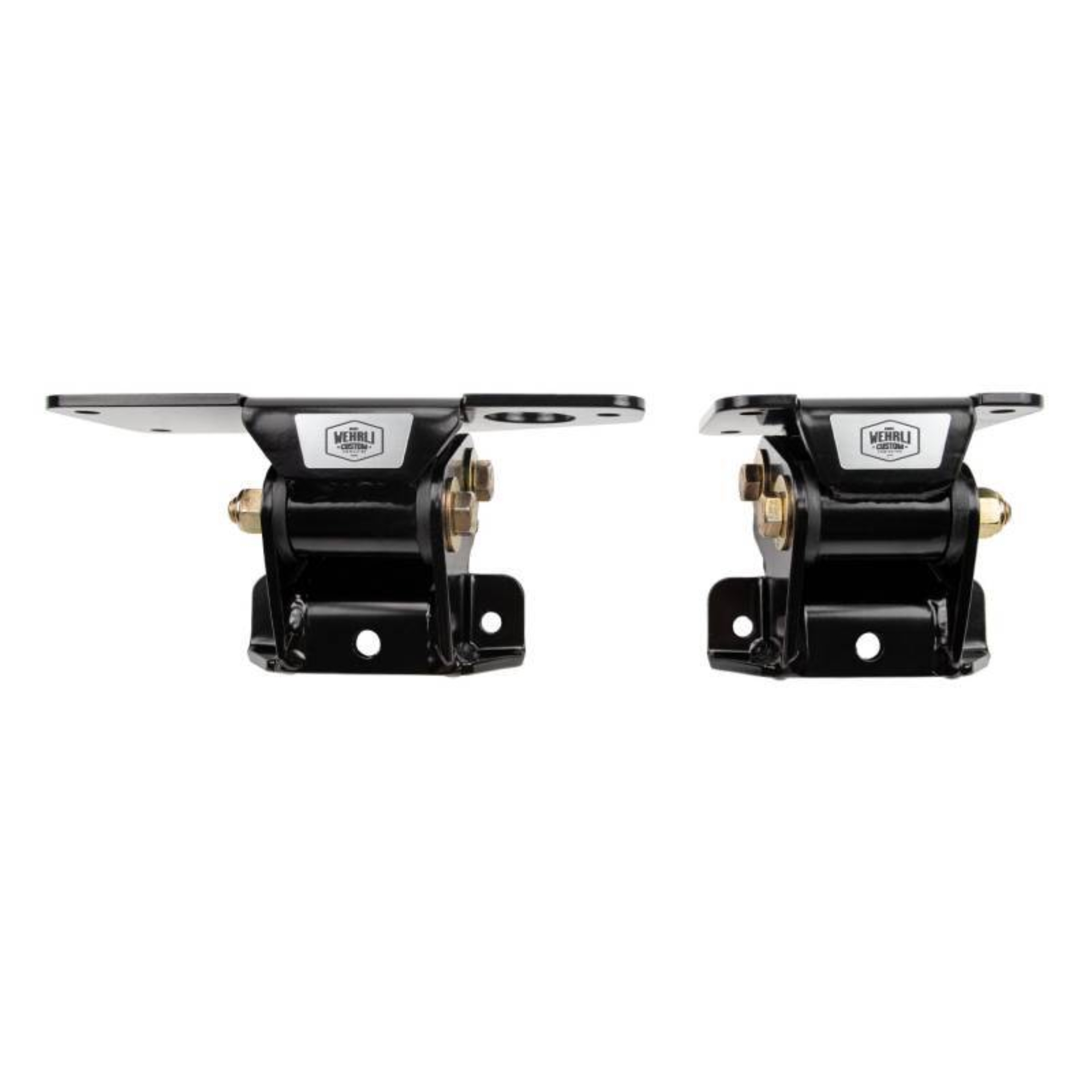 Picture of Wehrli 01-10 GM HD Chassis L5P Engine Swap Mount Kit - Semi-Gloss Black