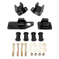 Picture of Wehrli 01-10 GM HD Chassis L5P Engine Swap Mount Kit - Semi-Gloss Black