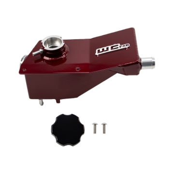 Picture of Wehrli 17-24 6.7L Power Stroke Secondary Coolant Tank Kit - WCFab Red