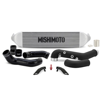 Picture of Mishimoto 2023+ Honda Civic Type-R Intercooler Kit w/Pipes - Silver Intercooler/Black Pipes