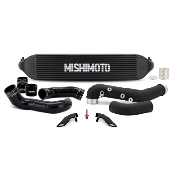 Picture of Mishimoto 2023+ Honda Civic Type-R Intercooler Kit w/Pipes - Black Intercooler/Black Pipes
