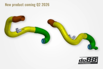 Picture of do88 16-19 Porsche 911 Carrera (991.2) Turbo Inlet Hoses - Hybrid Turbo
