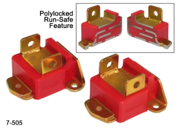 Picture of Prothane GM Motor Mounts - Type B Tall - Red