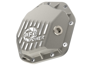Picture of aFe 19-25 GM Trucks Front Diff Cover - Raw w/ Machined Fins