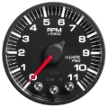 Picture of Autometer Spek-Pro Gauge Tach 2 1/16in 11K Rpm W/ Shift Light & Peak Mem - Blk/Blk