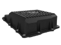 Picture of aFe 18-25 Jeep Wrangler JL V6 Transmission Pan - Black w/ Machined Fins