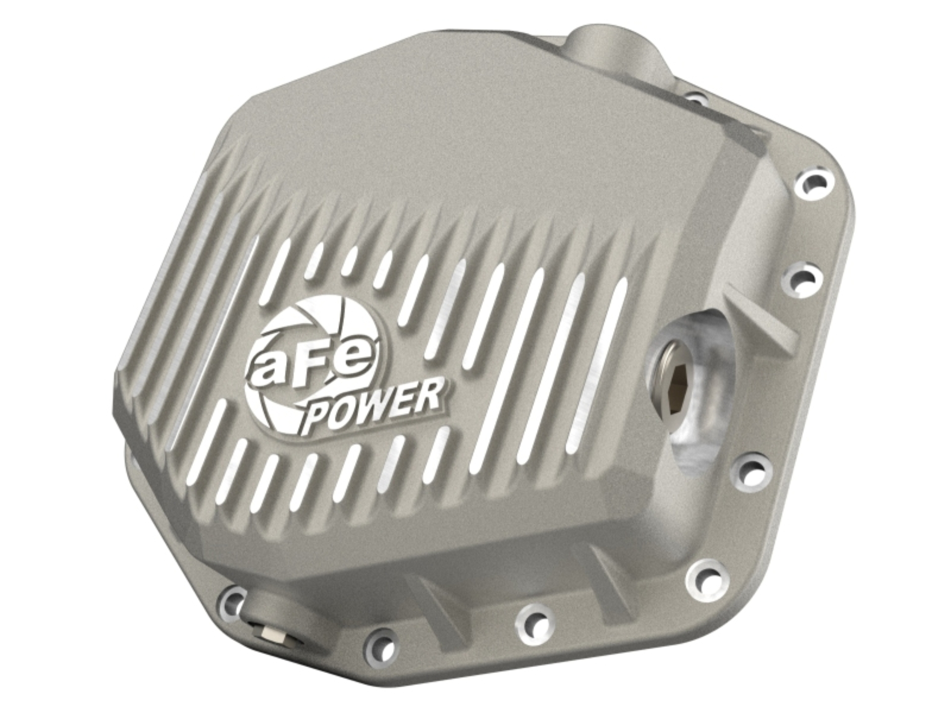 Picture of aFe 22-25 Ford Bronco Raptor V6 Rear Diff Cover - Raw w/ Machined Fins