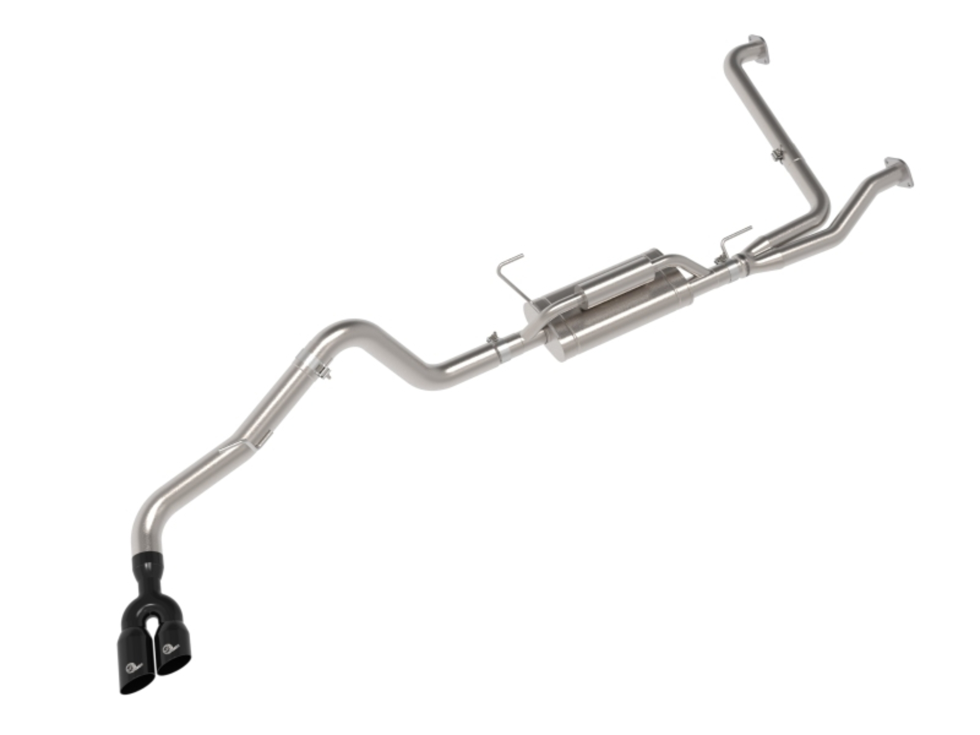 Picture of aFe 2022+ Nissan Frontier V6 Vulcan Series SS Cat-back Exhaust w/ Black Tips