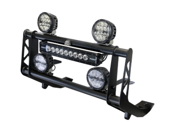 Picture of aFe 2024+ Toyota Land Cruiser (J250) L4 2.4L Terra Guard Bull Bar w/ RIGID Lights