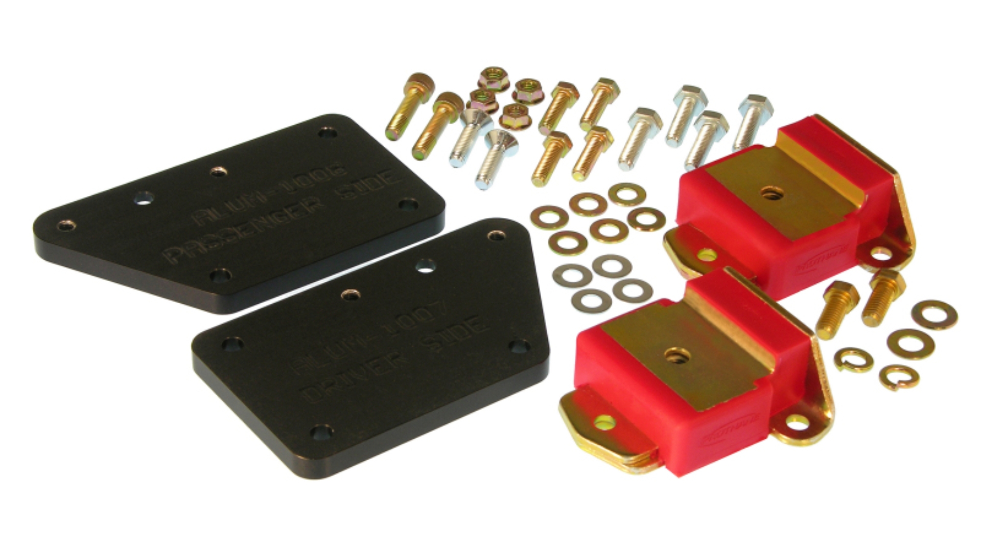 Picture of Prothane 63-72 GM Truck LS1 Adapter Plate Kit - Red