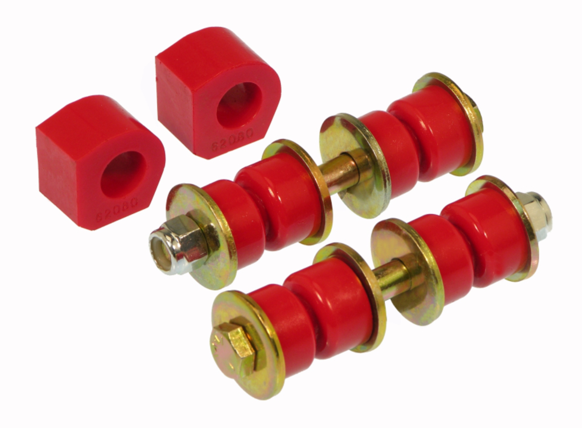 Picture of Prothane 84-87 Honda Civic Front Sway Bar Bushings - 16mm - Red