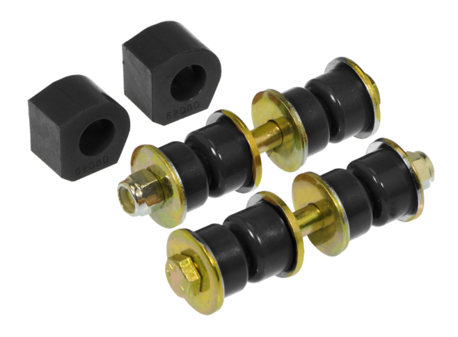 Picture of Prothane 84-87 Honda Civic Front Sway Bar Bushings - 16mm - Black
