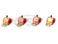 Picture of Prothane 91-05 Acura NSX Front/Rear Sway Bar Bushings - Red