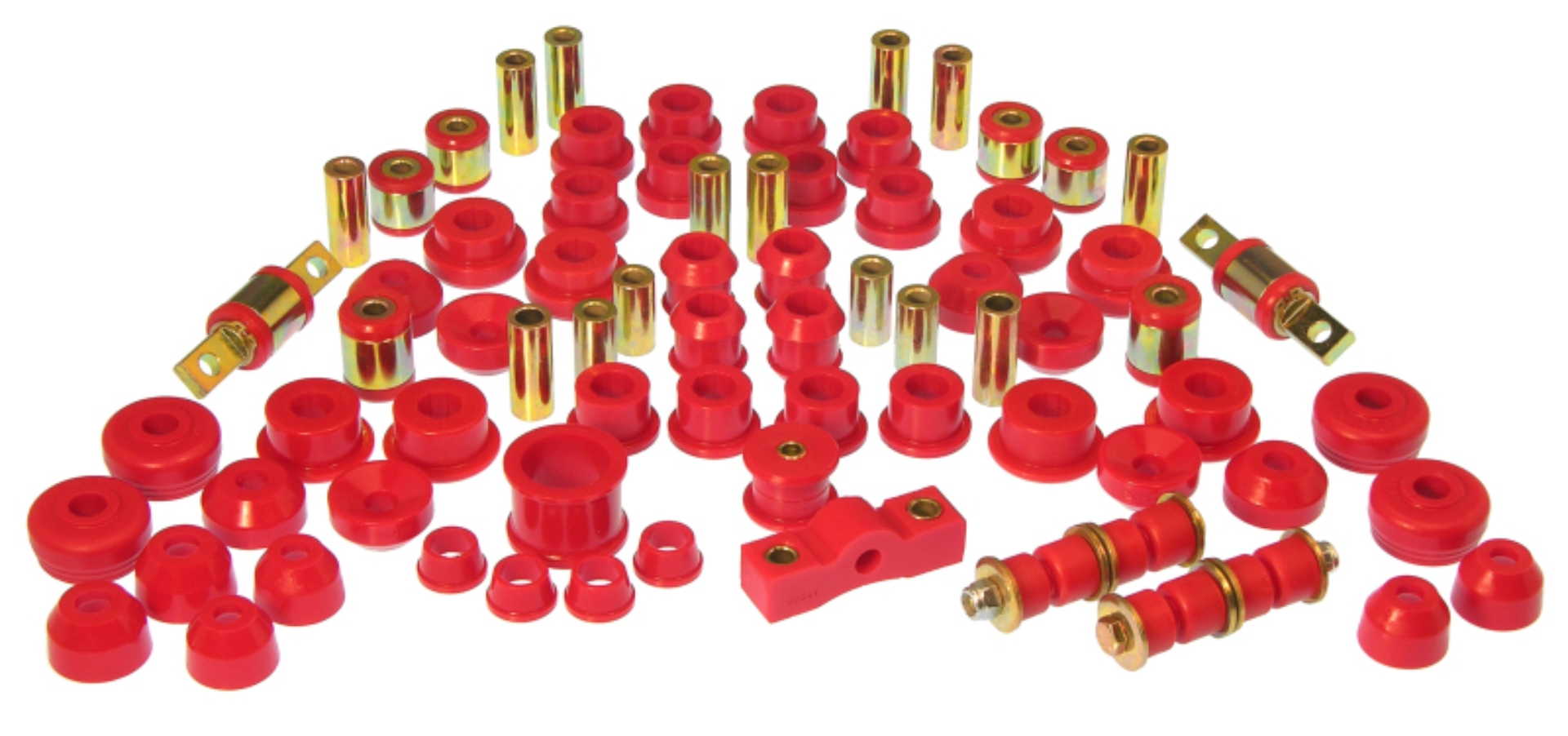 Picture of Prothane 88-91 Honda Civic Total Kit - Red