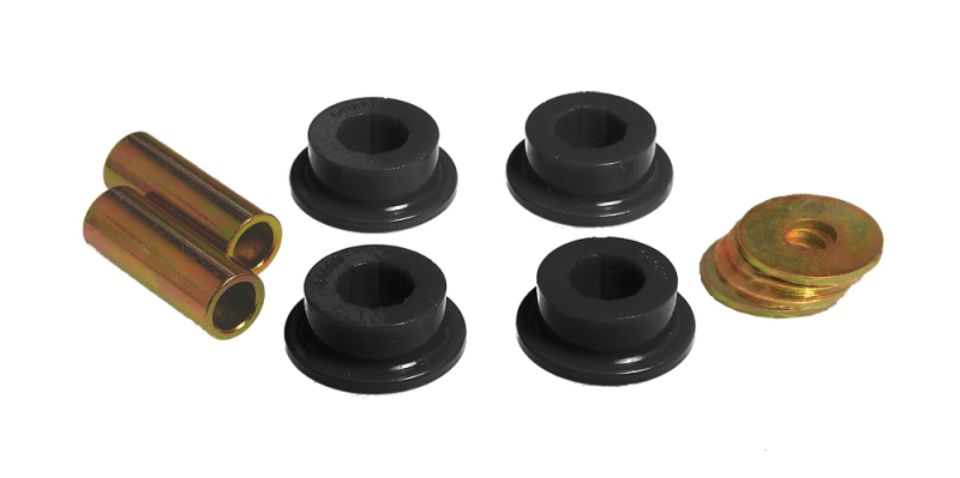 Picture of Prothane 84-87 Honda Civic/CRX Front Lower Control Arm Bushings - Black