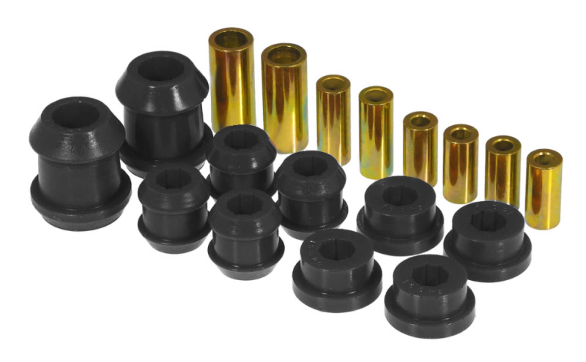 Picture of Prothane 92-95 Honda Civic Front Upper/Lower Control Arm Bushings - Black