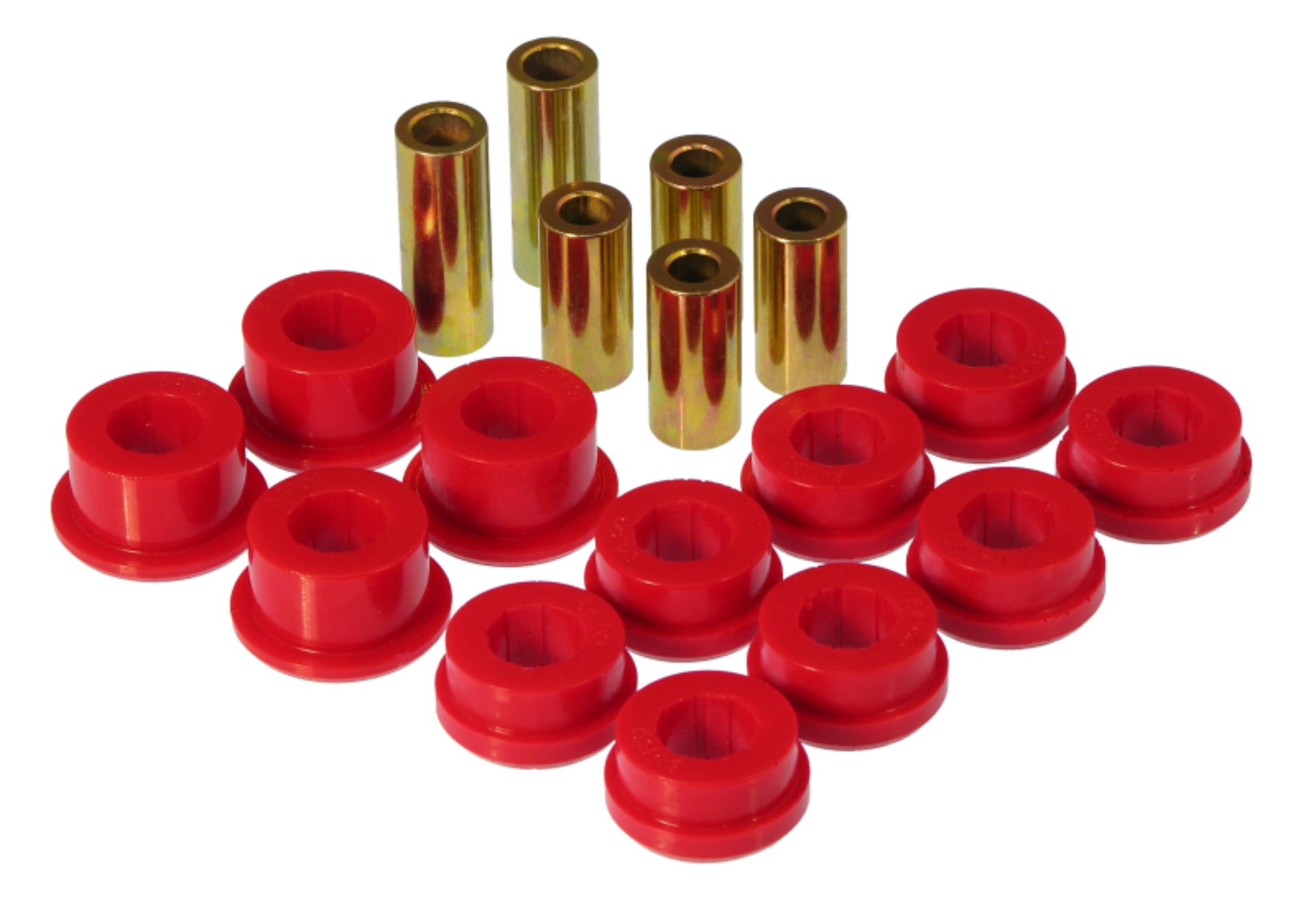 Picture of Prothane 90-93 Honda Accord Front Control Arm Bushings - Red