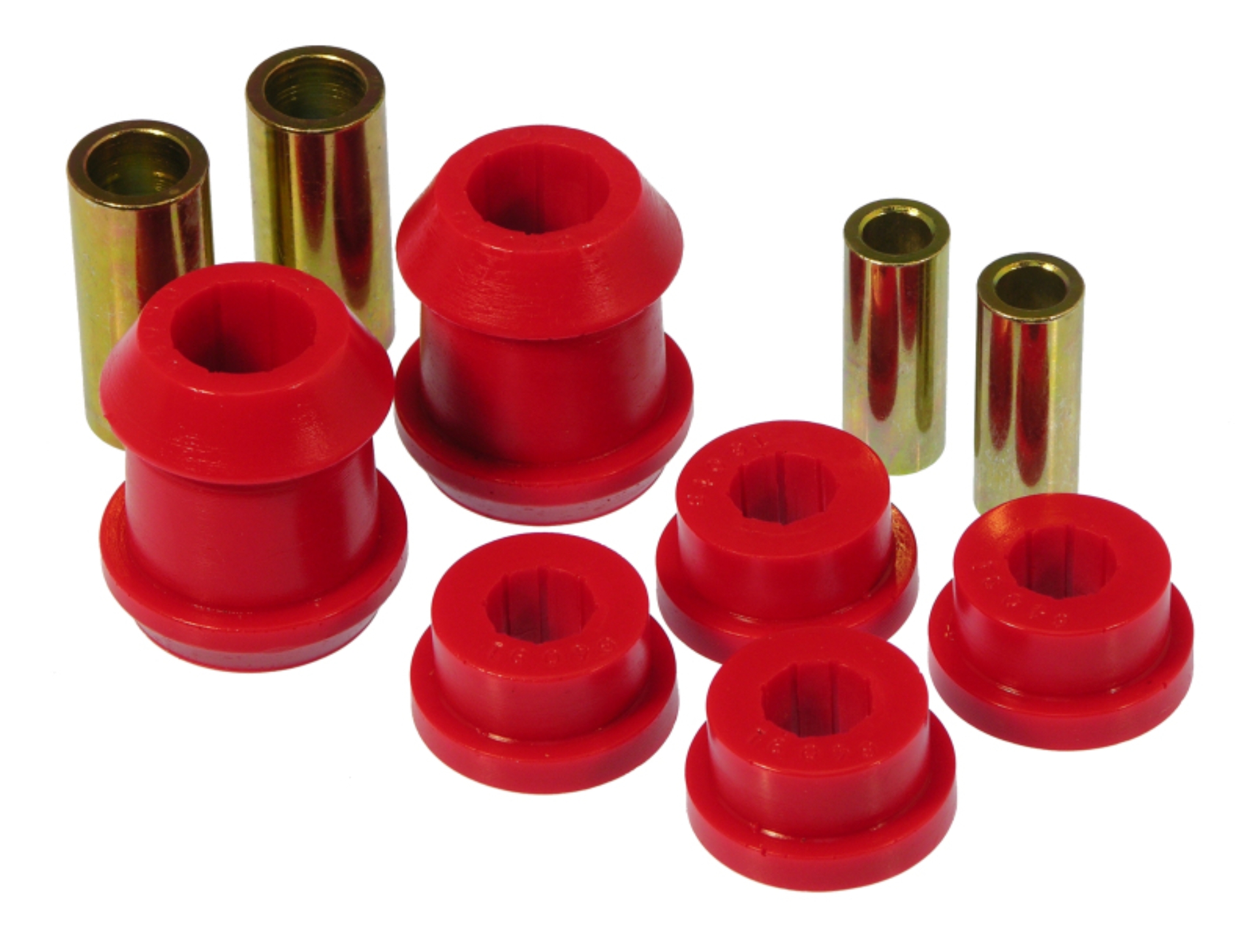 Picture of Prothane 92-95 Honda Civic/Del Sol Front Lower Control Arm Bushings - Red