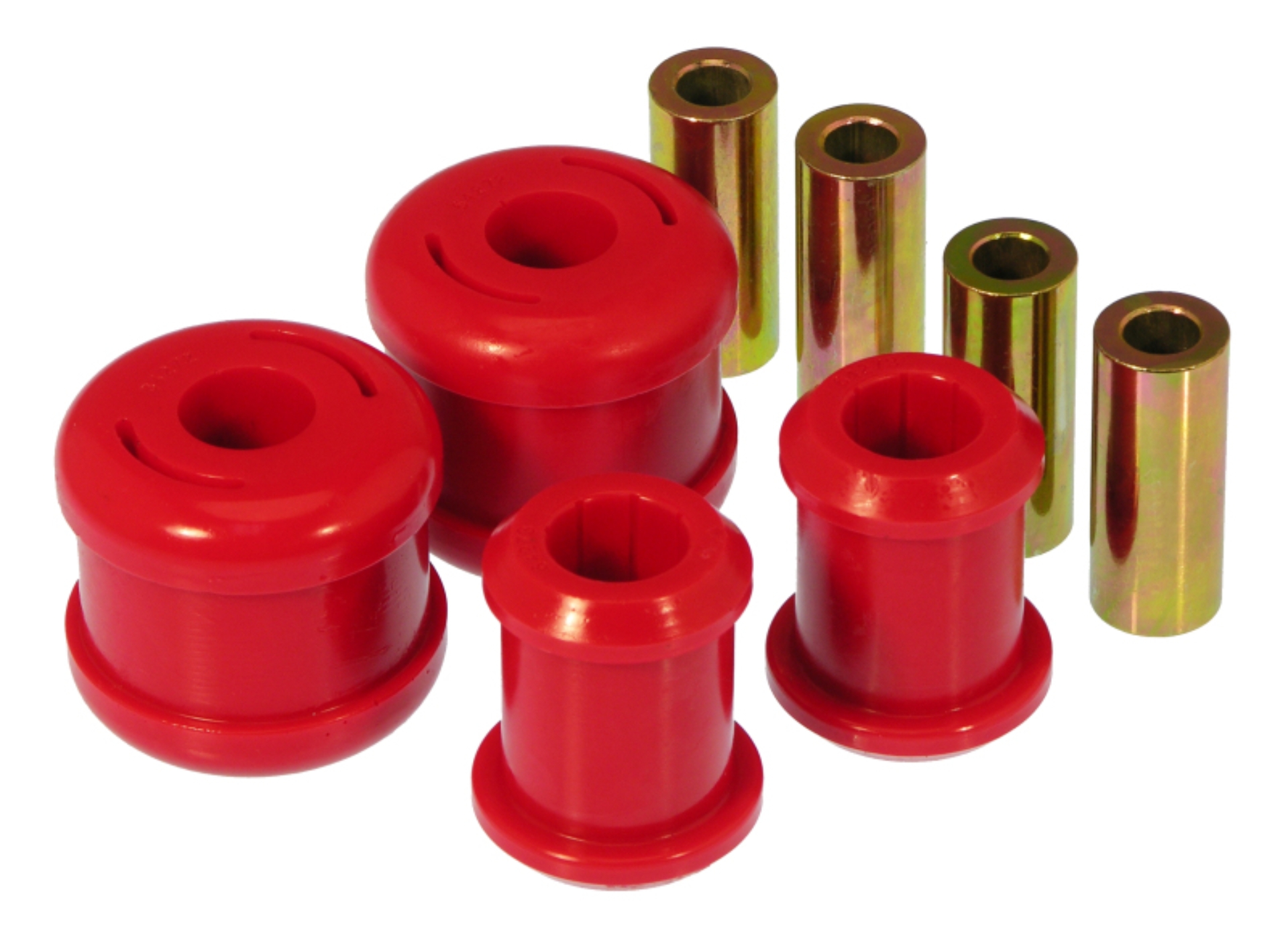 Picture of Prothane 01-02 Honda Civic Front Control Arm Bushings - Red