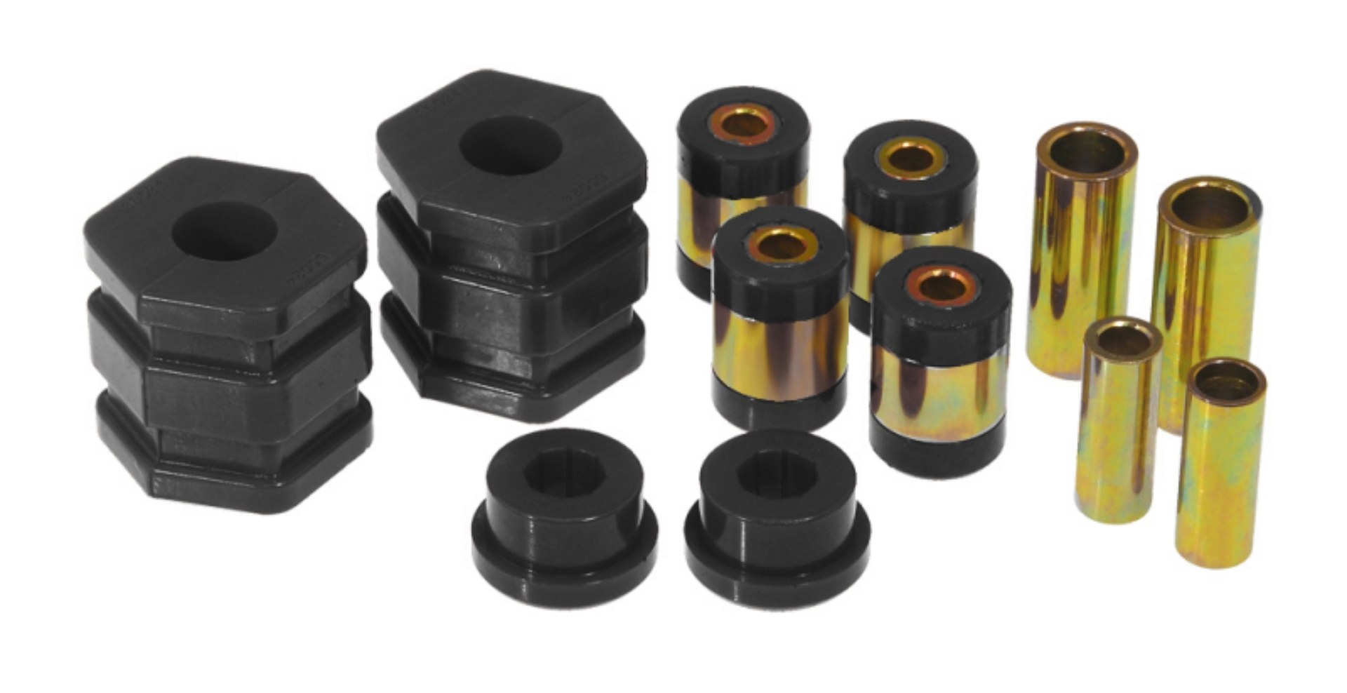 Picture of Prothane 99-00 Honda Civic Front Control Arm Bushings - Black