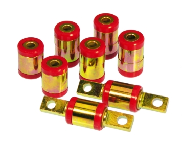 Picture of Prothane 96-00 Honda Civic Rear Upper/Lower Control Arm Bushings - Red