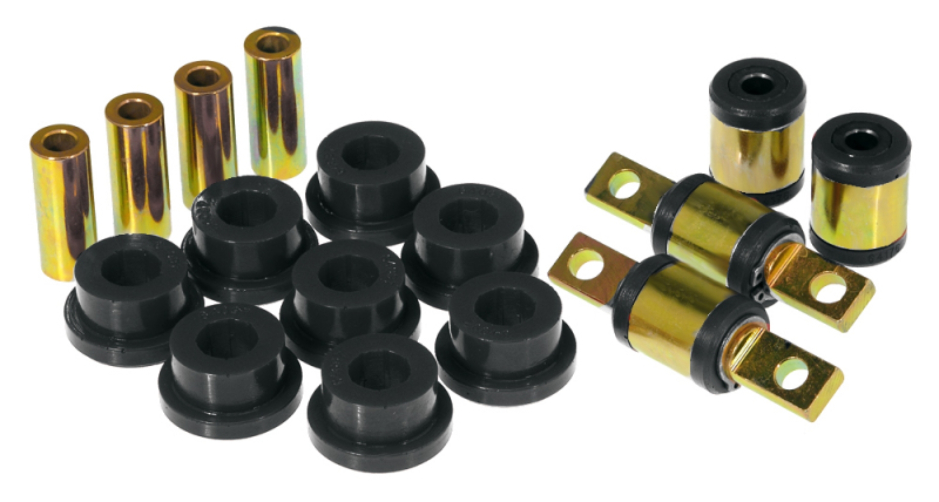 Picture of Prothane 90-00 Acura Integra Rear Upper/Lower Control Arm Bushings - Black