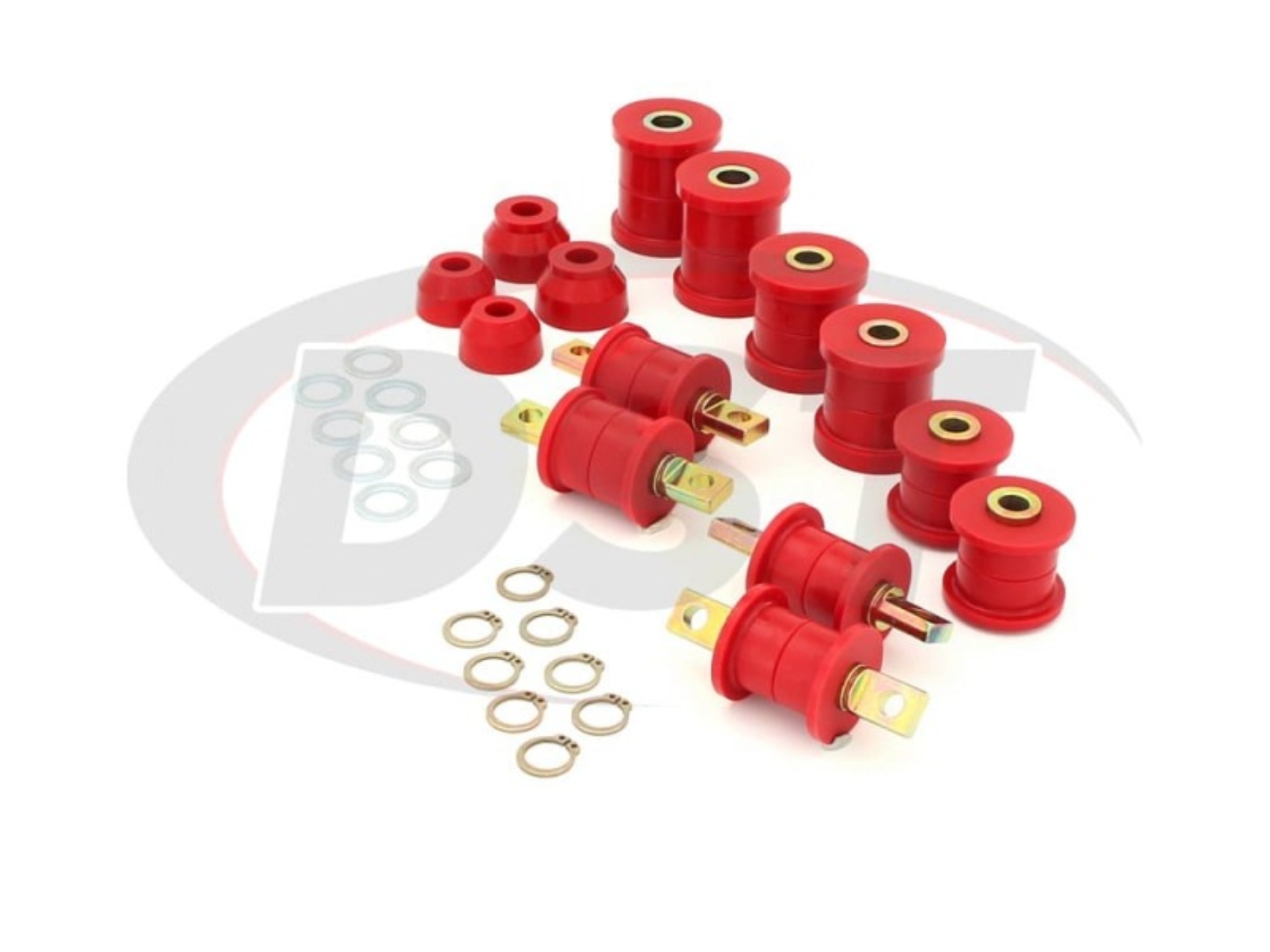 Picture of Prothane 91-05 Acura NSX Rear Control Arm Bushings - Red