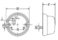 Picture of TLMP 1259 RED RND CHR ECE
