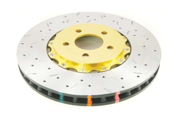 Picture of DBA 05-10 Mustang GT V8 Shelby Edition Front Drilled & Slotted 5000 Series 2 Piece Rotor Assembled w