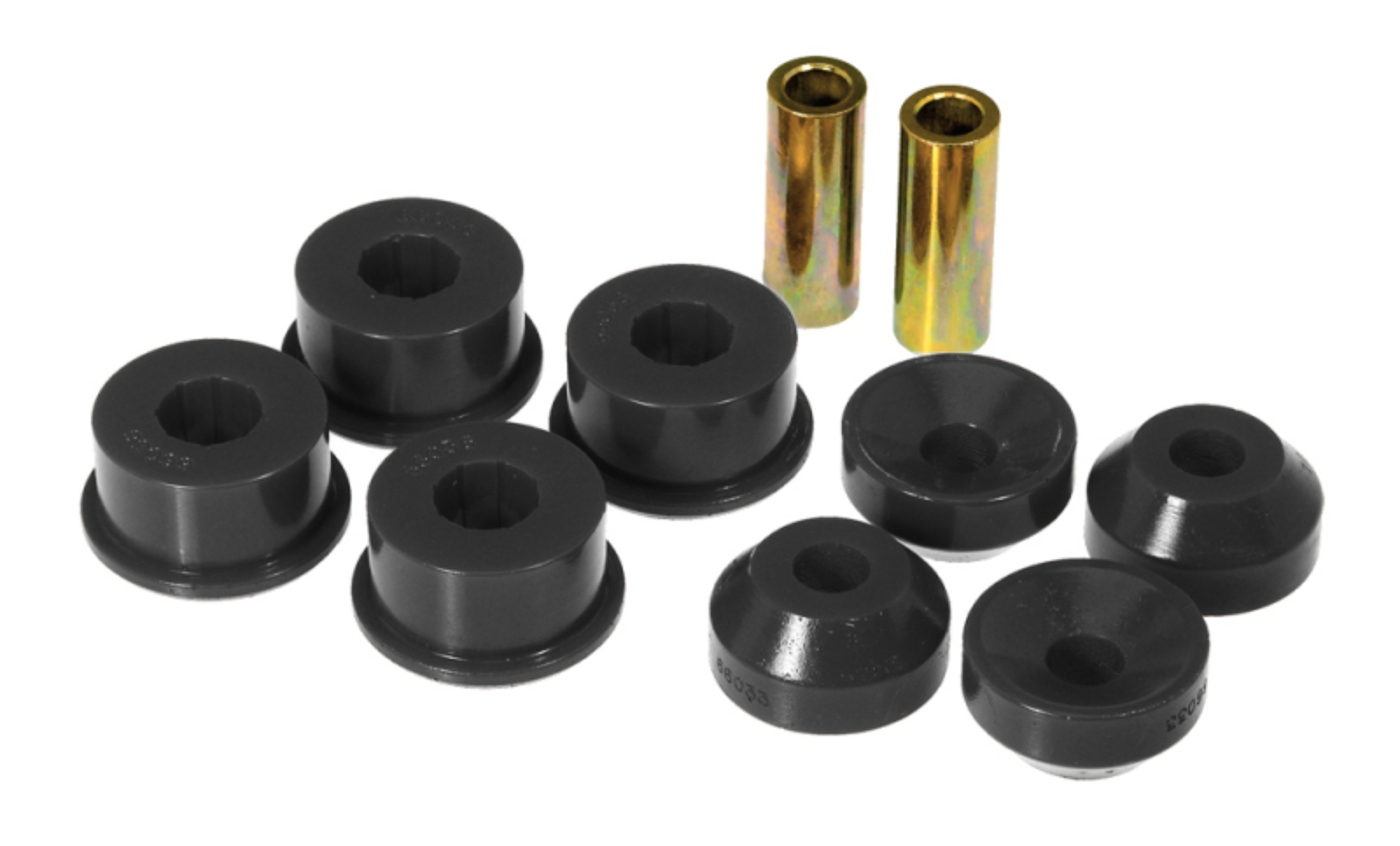 Picture of Prothane 90-97 Honda Accord Upper/Lower Front Shock Bushing - Black