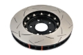Picture of DBA 03-05 Evo 8/9 Front Slotted 5000 Series 2 Piece Rotor Assembled w/ Black Hat