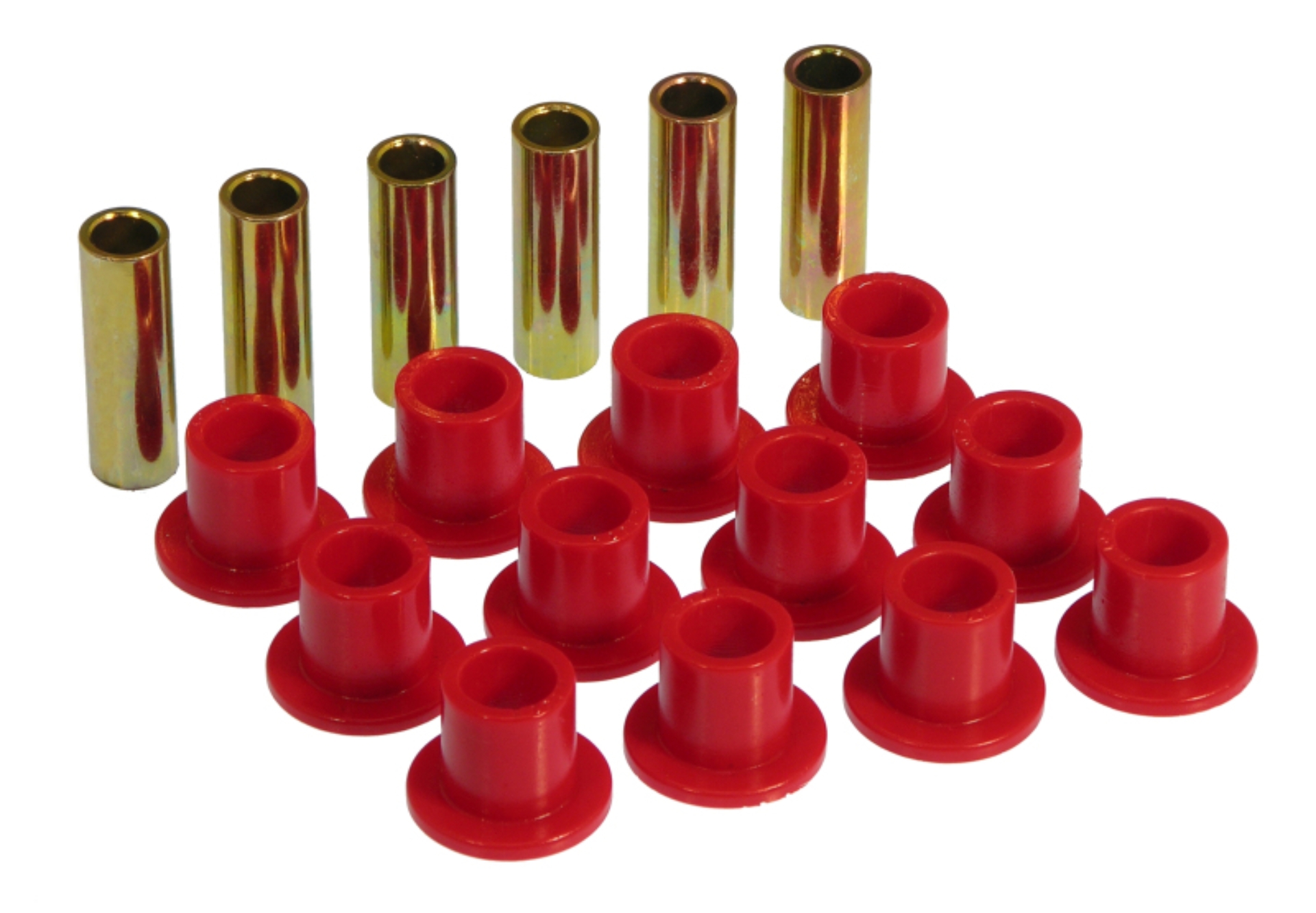 Picture of Prothane 61-68 International Scout 80/800 Spring & Shackle Bushings - Red