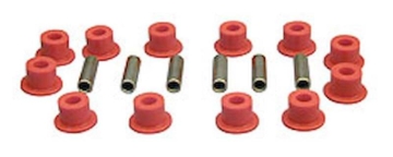 Picture of Prothane 68-71 International Scout 800 Spring & Shackle Bushings - Red