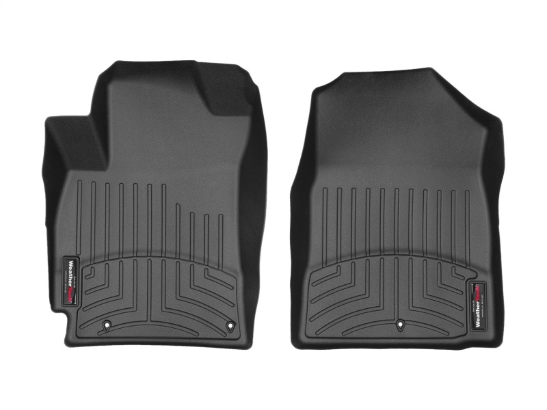 Picture of WeatherTech 17+ Hyundai Elantra Sedan Front FloorLiner - Black