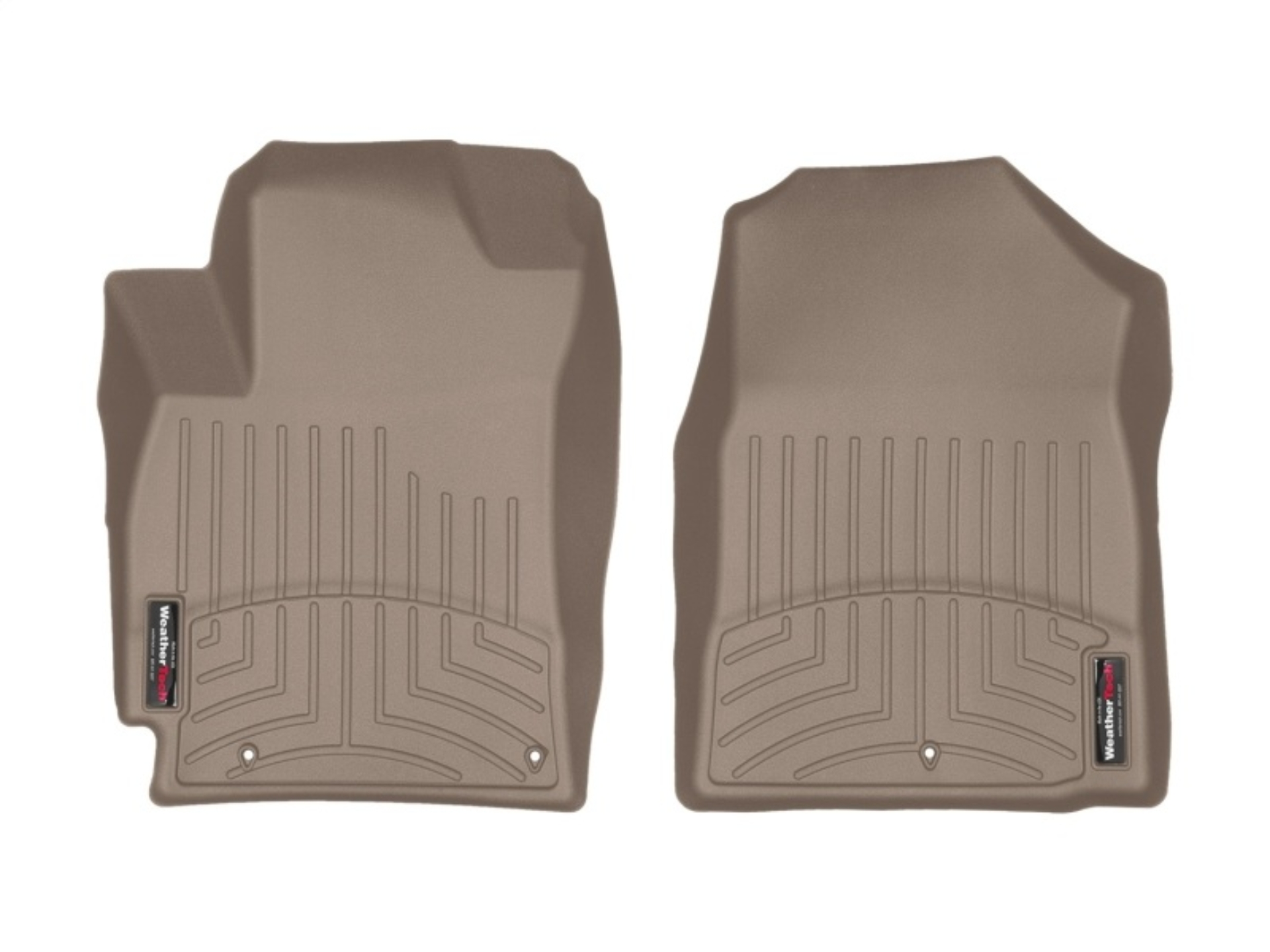 Picture of WeatherTech 2017+ Hyundai Elantra Sedan Front FloorLiner - Tan