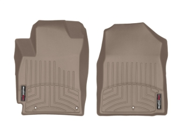Picture of WeatherTech 2017+ Hyundai Elantra Sedan Front FloorLiner - Tan