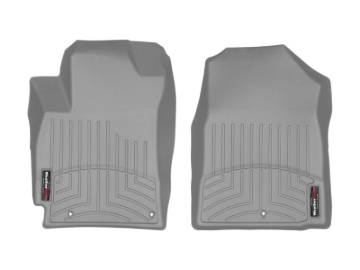 Picture of WeatherTech 2017+ Hyundai Elantra Sedan Front FloorLiner - Grey