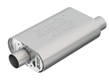 Picture of Borla CrateMuffler SBC Hot 350/383 2.5 inch Offset/Center 14in x 4.35in x 9in Oval Atak Muffler