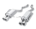 Picture of Borla 15-17 F-150 2.7L/ 3.5L EcoBoost/ 5.0L V8 4in. Tip Side Exit S-type Exhaust Black Chrome