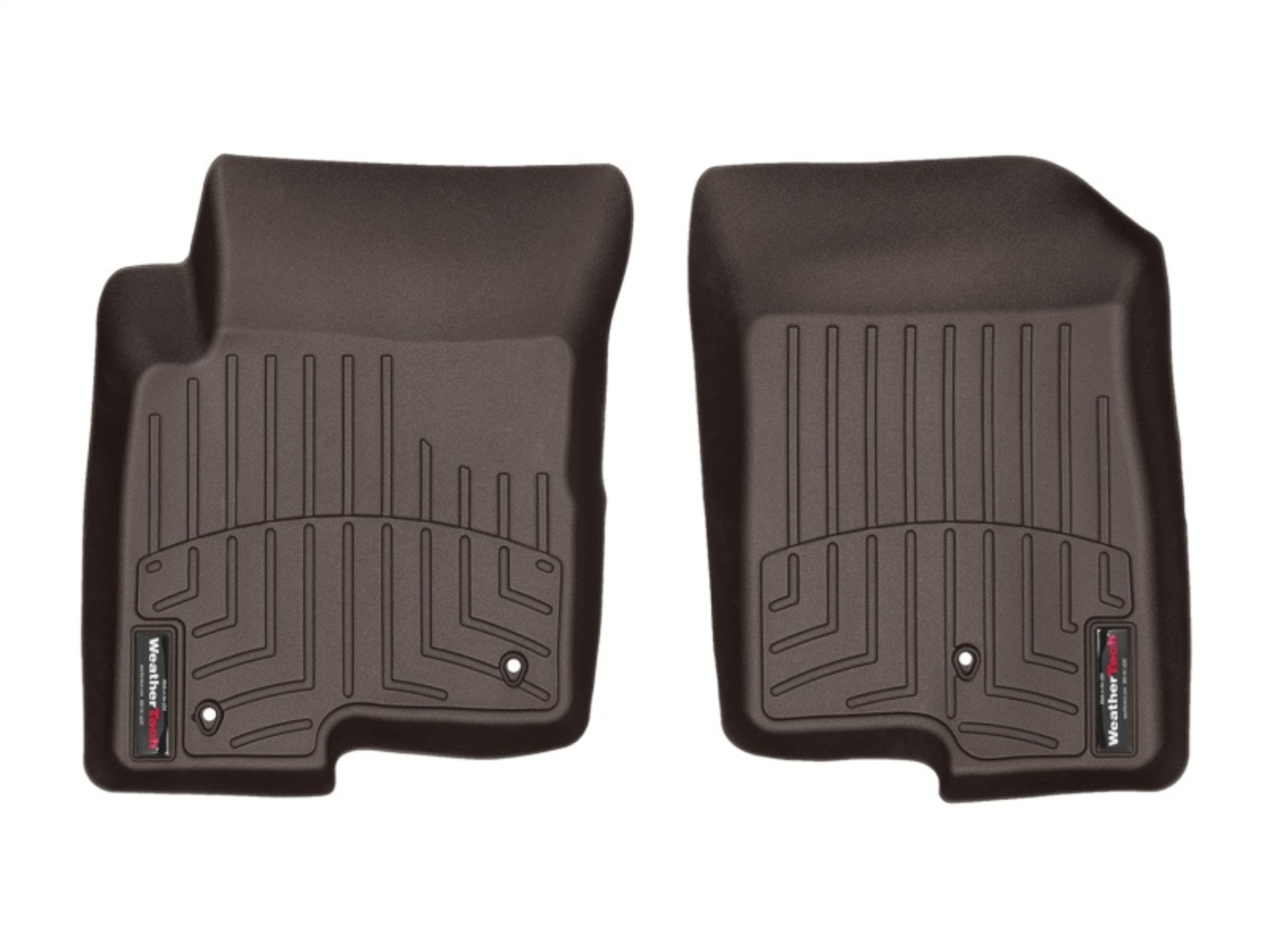 Picture of WeatherTech 2017+ Jeep Patriot Front FloorLiners - Cocoa